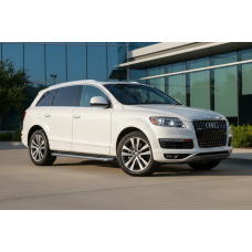 Боковые Подножки Maydos V1 (2 шт., Алюминий и Нержавейка) для Ауди Q7 2005-2015 гг