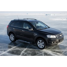 Боковые Подножки Sunrise (2 шт., Алюминий) 2006-2015 для Chevrolet Captiva