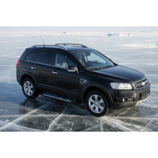 Боковые Подножки Sunrise (2 шт., Алюминий) 2006-2015 для Chevrolet Captiva