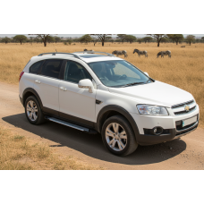 Бокові пороги Line (2 шт., Алюміній) 2006-2015 для Chevrolet Captiva рр