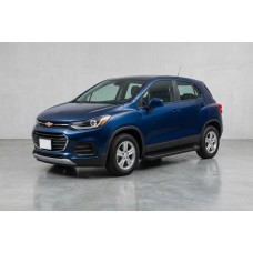 Боковые Подножки Allmond Black (2 шт., Алюминий) для Chevrolet Trax 2012-2023 гг