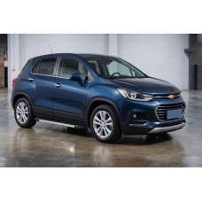 Боковые пороги RedLine V1 (2 шт., алюминий) для Chevrolet Trax 2012-2023 гг