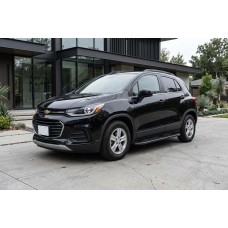 Боковые пороги Bosphorus Black (2 шт., алюминий) для Chevrolet Trax 2012-2023 гг