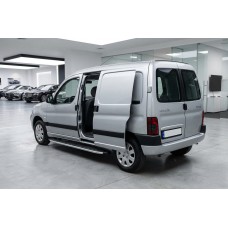 Бокові пороги Fullmond (2 шт., алюміній) для Citroen Berlingo 1996-2008 рр