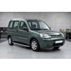 Боковые Подножки Tayga Grey (2 шт., Алюминий) для Citroen Berlingo 1996-2008 гг