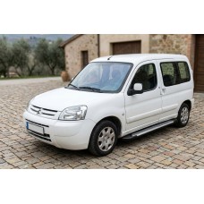 Бокові пороги Line (2 шт., алюміній) для Citroen Berlingo 1996-2008 рр