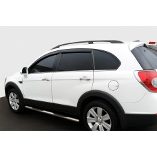 Бічні труби (2 шт., нерж.) для Opel Antara 2006-2017 рр