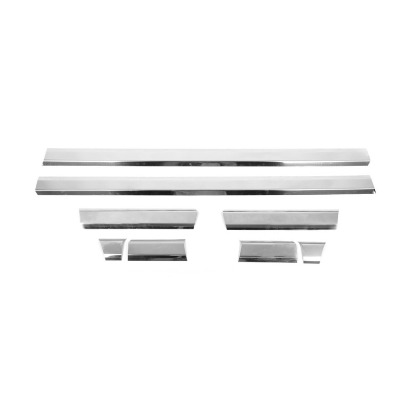 Молдинг дверний (к-т, нерж) Коротка база для Citroen Jumper 2007-2025 рр