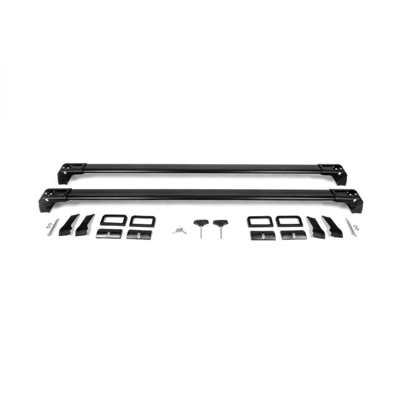 Поперечены в штатные места под ключ Wingbar V3 (2 шт) Черные для Opel Vivaro 2019- гг Поперечены в штатные места под ключ Wingbar V3 (2 шт) Черные для Opel Vivaro 2019- гг