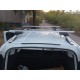 Багажник поперечины на стандартные рейлинги с замком Wizard V1 (2 шт) 125 см, Черный для Dacia Dokker 2013-2022 гг