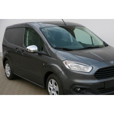 Накладки на Зеркала (2 шт., пластик) Carmos, 2014-2017 для Ford Courier
