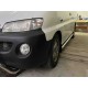 Боковые трубы BB002 (2 шт., нерж.) для Hyundai H200, H1, Starex 1998-2007 гг