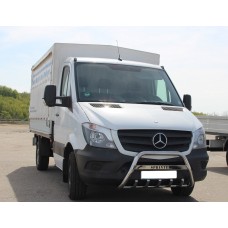 Кенгурятник WT003 (нерж.) 60мм, без напису для Mercedes Sprinter W906 2006-2018 рр