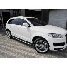 Бокові пороги OEM (2 шт., Алюміній) для Ауди Q5 2008-2017 рр