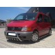 Кенгурятник WT003/4 (нерж.) з написом, 60мм для Mercedes Vito W638 1996-2003 рр