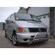 Кенгурятник WT003/4 (нерж.) з написом, 60мм для Mercedes Vito W638 1996-2003 рр