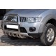 Кенгурятник QT007 (нержавейка) для Mitsubishi L200 2006-2015 гг