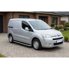 Боковые Подножки Tayga Grey (2 шт., Алюминий) для Citroen Berlingo 2008-2018 гг