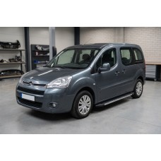 Бокові пороги Duru (2 шт., алюміній) для Citroen Berlingo 2008-2018 рр