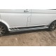 Бічні труби (2 шт., нерж) 60мм, Довга база для Volkswagen T5 Transporter 2003-2010 рр