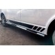 Бічні труби (2 шт., нерж) 60мм, Довга база для Volkswagen T5 Transporter 2003-2010 рр