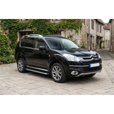 Боковые Подножки Fullmond (2 шт., Алюминий) для Citroen C-Crosser 2007-2013 гг