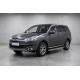 Боковые Подножки Maydos V1 (2 шт., Алюминий и Нержавейка) для Citroen C-Crosser 2007-2013 гг