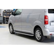 Боковые Подножки Maydos V1 (2 шт., Алюминий и Нержавейка) Длинная База для Citroen Jumpy 2007–2017 гг