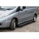 Боковые пороги Bosphorus Black (2 шт., алюминий) Длинная База для Citroen Jumpy 2007–2017 гг
