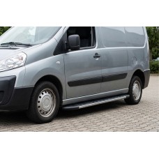 Боковые Подножки Duru (2 шт., Алюминий) Короткая База для Citroen Jumpy 2007–2017 гг