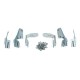 Крепление к боковым порогам для Toyota Fortuner 2006-2015 гг