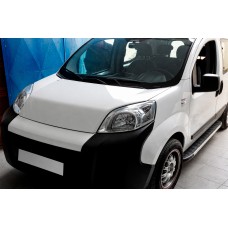 Бокові пороги Duru (2 шт., алюміній) для Citroen Nemo 2007-2017 рр