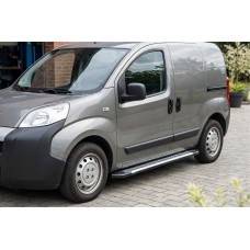 Боковые Подножки Line (2 шт., Алюминий) для Fiat Fiorino/Qubo 2008-2024 гг