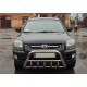 Кенгурятник WT003 (нержавейка) для Kia Sportage 2004-2010 гг