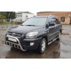 Кенгурятник WT003 (нержавейка) для Kia Sportage 2004-2010 гг