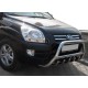 Кенгурятник WT003 (нержавейка) для Kia Sportage 2004-2010 гг