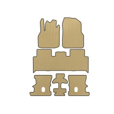 Коврики EVA (3 ряда, Бежевый) для Renault Scenic/Grand 2003-2009 гг