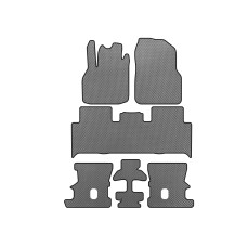 Килимки EVA (3 ряди, Сірий) для Renault Scenic/Grand 2003-2009 рр