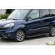 Боковые Подножки Allmond Black (2 шт., Алюминий) Стандартная база для Fiat Doblo II 2010-2022 гг