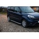 Боковые Подножки Tayga Grey (2 шт., Алюминий) Стандартная база для Fiat Doblo II 2010-2022 гг