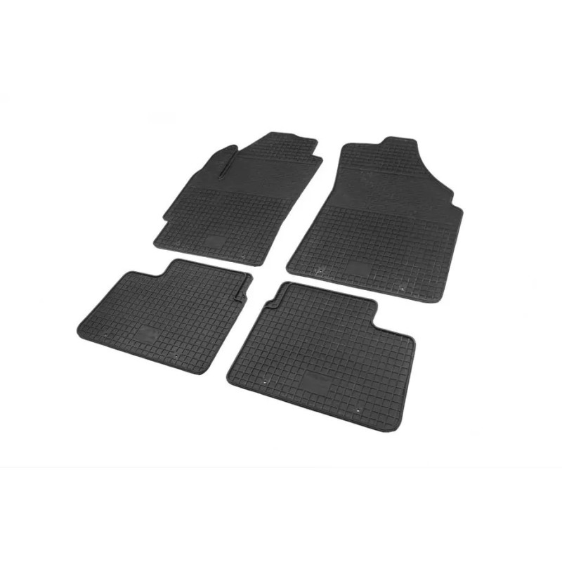 Резиновые коврики (4 шт, Polytep) для Chevrolet Aveo T200 2002-2008 гг Резиновые коврики (4 шт, Polytep) для Chevrolet Aveo T200 2002-2008 гг