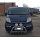 Кенгурятник WT003-4 (нерж.) Без напису для Opel Vivaro 2001-2015 рр