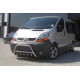 Кенгурятник WT003-4 (нержавейка) С надписью Renault для Renault Trafic 2001-2015 гг