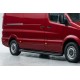 Боковые Подножки Allmond Black (2 шт., Алюминий) Long/ExtraLong для Volkswagen Crafter 2006-2016 гг
