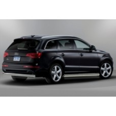 Задній захист AK002 (нерж) для Ауди Q7 2005-2015 рр