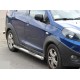 Боковые трубы (2 шт., нерж.) для Chery Beat