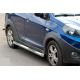 Боковые трубы (2 шт., нержавейка) для Chery Beat 2009-2015 гг