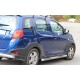 Боковые трубы (2 шт., нерж.) для Chery Beat