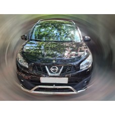 Передній захист (нерж) для Nissan Qashqai 2007-2010 рр