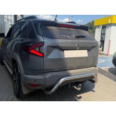 Задній захист AK007 (нерж.) для Dacia Duster 2024- рр